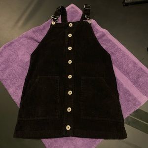 Pol corduroy overall dress